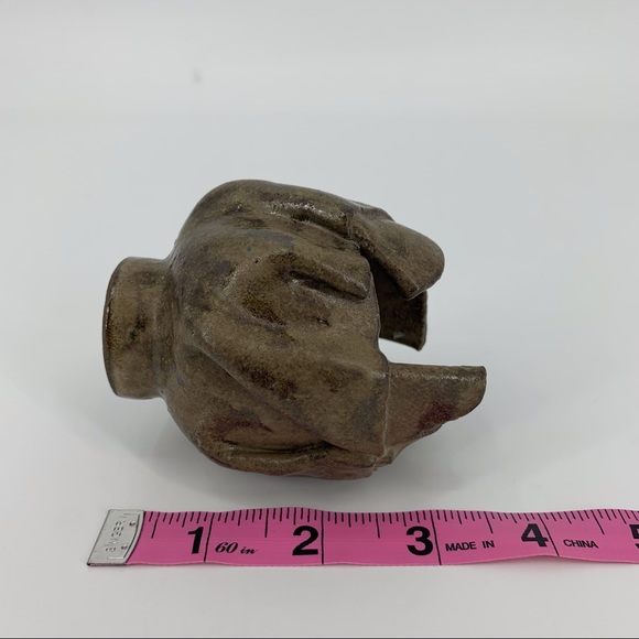 Handmade Small Flower Shaped Pottery Vase - Picture 14 of 14